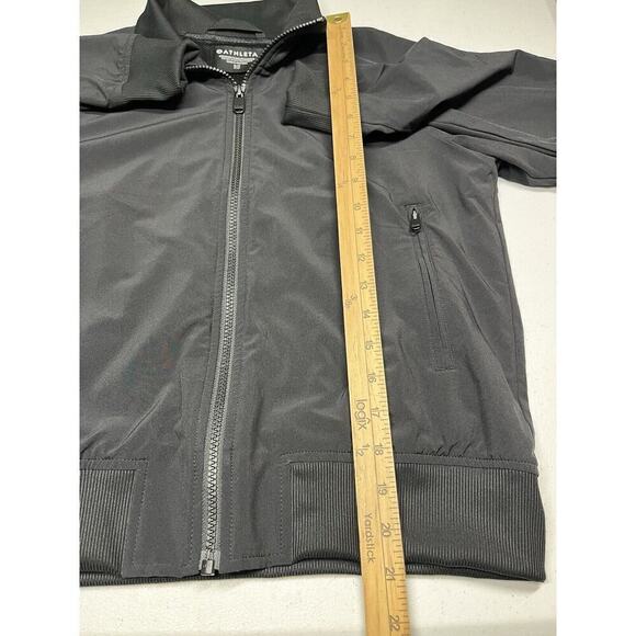 Athleta Full Zip Black Bomber Casual Light Weight Jacket Size Small - Picture 4 of 6